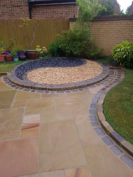 Sandstone Patio Installation in North Ridgeville